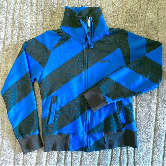 Bench Crowl Neck Zip Hoodie Sz Med - Picture 1 of 7